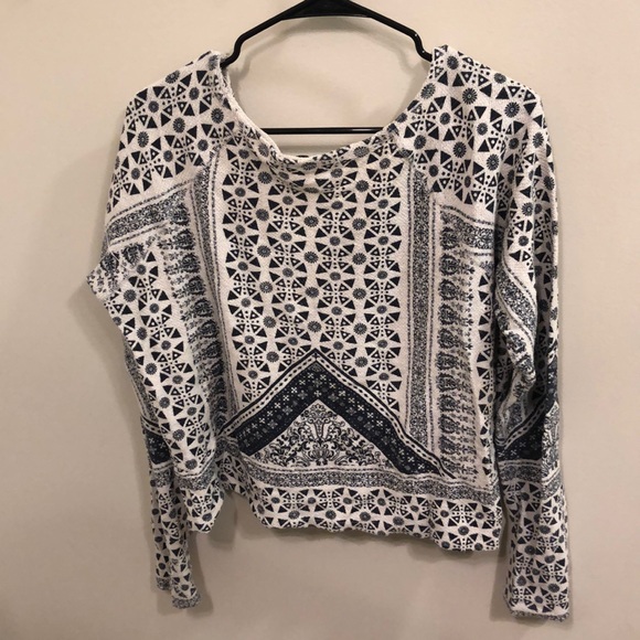 Printed long sleeve top - Picture 2 of 3